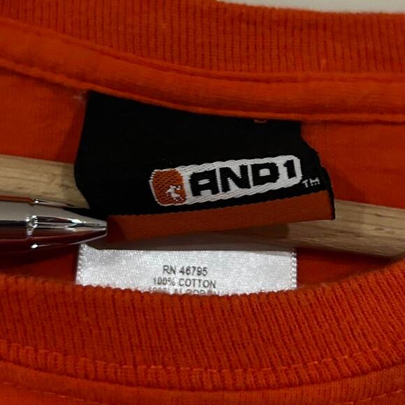 Vintage AND1 Basketball Baller For Life Tee Shirt - Picture 4 of 4